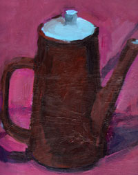 Mischa Merz - Still ife painting images - Still life with coffee pot